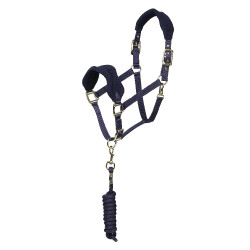 Licol et longe polaire Shires Arma Marine Bleu marine Licol et longe polaire Shires Arma Marine Bleu marine