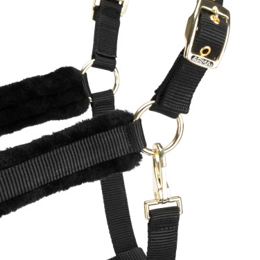 Licol et longe logo Shires Arma Noir Licol et longe logo Shires Arma Noir