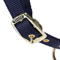 Licol et longe en fausse fourrure Shires Arma Marine Bleu marine Licol et longe en fausse fourrure Shires Arma Marine Bleu marine