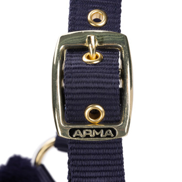 Licol et longe en fausse fourrure Shires Arma Marine Bleu marine Licol et longe en fausse fourrure Shires Arma Marine Bleu marine