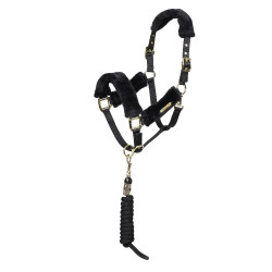 Licol et longe équitation Shires ARMA en fausse fourrure Licol et longe équitation Shires ARMA en fausse fourrure