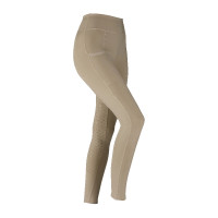 Legging d'équitation Hudson fille Shires Aubrion Beige Legging d'équitation Hudson fille Shires Aubrion Beige