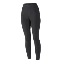 Legging d'équitation Hudson fille Shires Aubrion Noir Legging d'équitation Hudson fille Shires Aubrion Noir