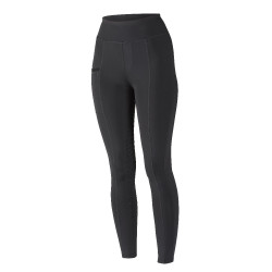 Legging d'équitation Hudson fille Shires Aubrion Noir Legging d'équitation Hudson fille Shires Aubrion Noir