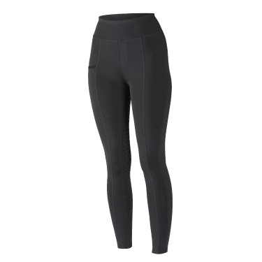 Legging d'équitation Hudson fille Shires Aubrion Noir Legging d'équitation Hudson fille Shires Aubrion Noir