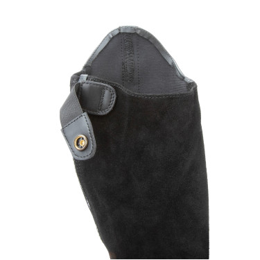 Mini-chaps synthétiques adulte Shires Moretta Noir Mini-chaps synthétiques adulte Shires Moretta Noir