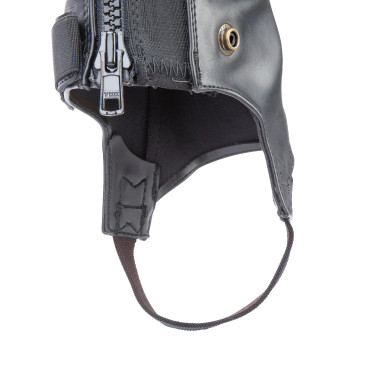 Mini-chaps synthétiques adulte Shires Moretta Noir Mini-chaps synthétiques adulte Shires Moretta Noir