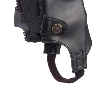 Mini-chaps synthétiques adulte Shires Moretta Noir Mini-chaps synthétiques adulte Shires Moretta Noir