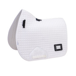 Tapis de selle numéroté Shires Arma Blanc Tapis de selle numéroté Shires Arma Blanc