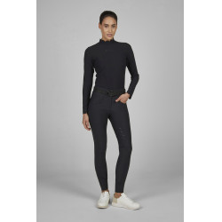 Pantalon Pikeur Laure grip genoux Aw25 3035 taille haute femme Noir