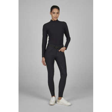 Pantalon Pikeur Laure grip genoux Aw25 3035 taille haute femme Noir