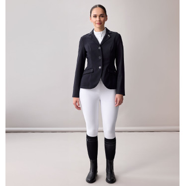 Veste de concours Platinum MotionFlex Pro Crystal Alessandro Albanese® Horseware femme Noir