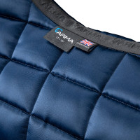 Tapis de selle de dressage Eltar Satin Shires Arma Marine Bleu marine