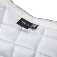 Tapis de selle d'obstacle Eltar Satin Shires Arma Blanc