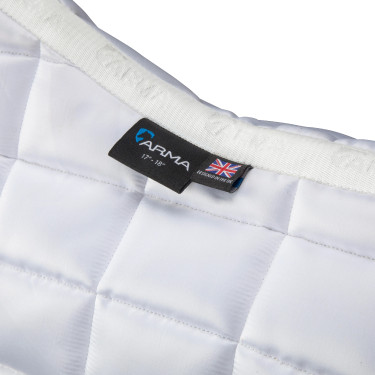 Tapis de selle d'obstacle Eltar Satin Shires Arma Blanc Tapis de selle d'obstacle Eltar Satin Shires Arma Blanc