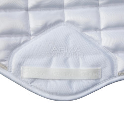 Tapis de selle d'obstacle Eltar Satin Shires Arma Blanc Tapis de selle d'obstacle Eltar Satin Shires Arma Blanc