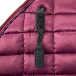 Tapis de selle d'obstacle Eltar Satin Shires Arma Noir cerise