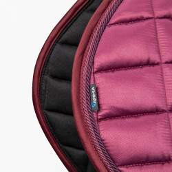 Tapis de selle d'obstacle Eltar Satin Shires Arma Noir cerise