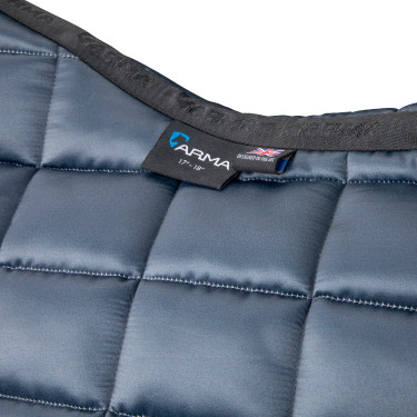 Tapis de selle d'obstacle Eltar Satin Shires Arma Gris