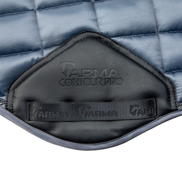 Tapis de selle d'obstacle Eltar Satin Shires Arma Gris