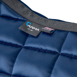 Tapis de selle d'obstacle Eltar Satin Shires Arma Marine Bleu marine
