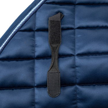 Tapis de selle d'obstacle Eltar Satin Shires Arma Marine Bleu marine