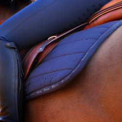 Tapis de selle mixte Comfort Shires Arma Marine Bleu marine