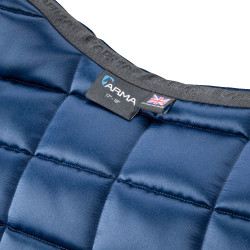 Tapis de selle Eltar Satin Shires Arma Marine Bleu marine