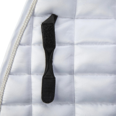 Tapis de selle Eltar Satin Shires Arma Blanc