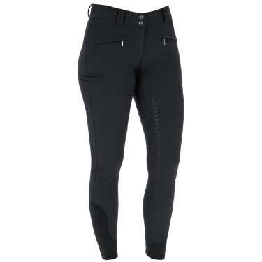 Pantalon d'équitation Signature Covalliero femme Noir