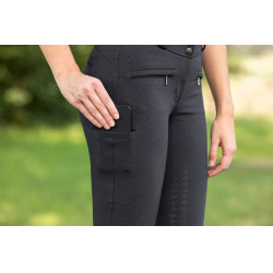 Pantalon d'équitation Signature Covalliero femme Noir