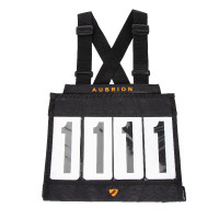 Set de dossards Shires Aubrion Noir Set de dossards Shires Aubrion Noir