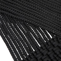 Sangle tressée Shires Arma Noir
