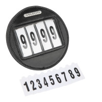 Porte-numéro rond x4 Shires Velociti Noir