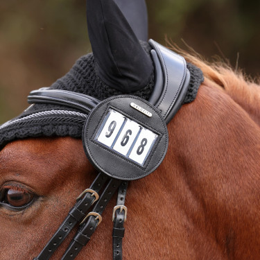 Porte-numéro rond cheval x4 Shires Velociti – équitation