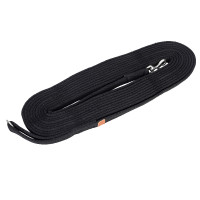 Laisse extra-longue en sangle matelassée Shires Digby & Fox Noir Laisse extra-longue en sangle matelassée Shires Digby & Fox Noir