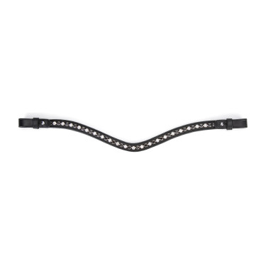 Frontal d’équitation strass noir Shires Velociti GARA