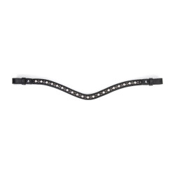Frontal d’équitation strass noir Shires Velociti GARA