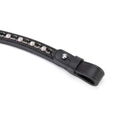 Frontal d’équitation strass noir Shires Velociti GARA