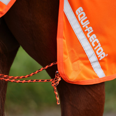Couvre-reins en mesh Shires Equi-Flector® Orange vif