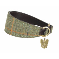 Collier en tweed pour lévrier Shires Digby & Fox Carreaux rouge / jaune / bleu Motifs Collier en tweed pour lévrier Shires Digby & Fox Carreaux rouge / jaune / bleu Motifs
