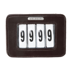 Porte-numéro de tapis x4 Shires Velociti Havane Marron Porte-numéro de tapis x4 Shires Velociti Havane Marron