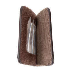 Porte-numéro de tapis x4 Shires Velociti Havane Marron Porte-numéro de tapis x4 Shires Velociti Havane Marron