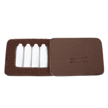 Porte-numéro de tapis x4 Shires Velociti Havane Marron Porte-numéro de tapis x4 Shires Velociti Havane Marron