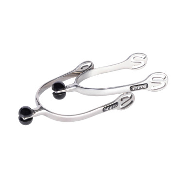 Éperons équitation boule plastique Shires inox 25 mm Éperons équitation boule plastique Shires inox 25 mm