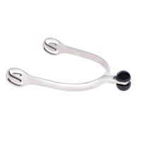 Éperons à embout boule en plastique Shires Acier inox Argent Éperons à embout boule en plastique Shires Acier inox Argent