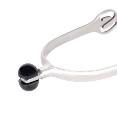 Éperons équitation boule plastique Shires inox 25 mm Éperons équitation boule plastique Shires inox 25 mm