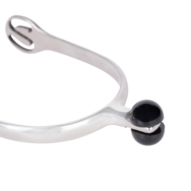 Éperons équitation boule plastique Shires inox 25 mm Éperons équitation boule plastique Shires inox 25 mm