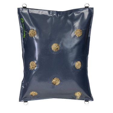 Sac à foin zippé en Pvc résistant Shires FreeGraze Marine Bleu marine