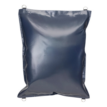 Sac à foin zippé en Pvc résistant Shires FreeGraze Marine Bleu marine